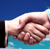 IEM System - Welcome hand shake